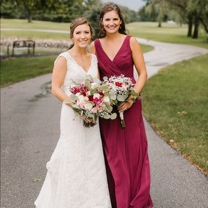 David’s bridal bridesmaid dress